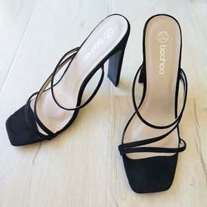 Strappy heeled sandals
